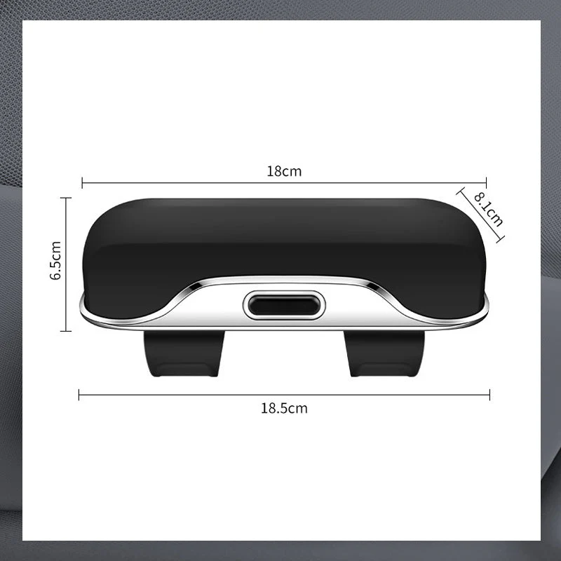 Car Sunglasses Case with Sun Visor Clip - Image 5