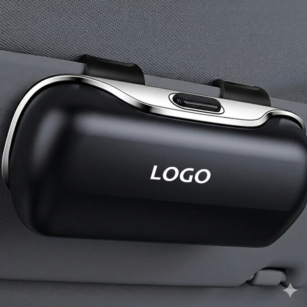 Car Sunglasses Case with Sun Visor Clip - Image 6