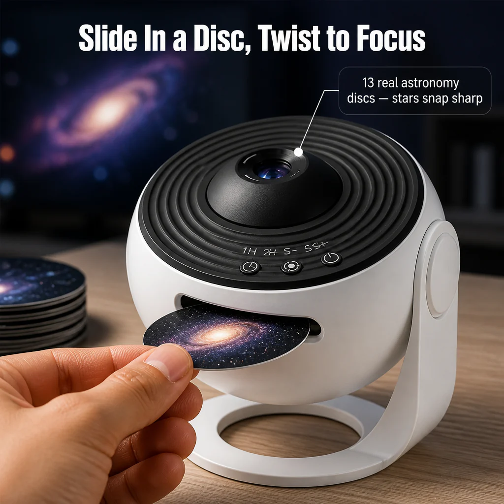 CelestiWave™ — Turn Any Room Into a Planetarium With 13 Real Galaxy Discs - Image 3