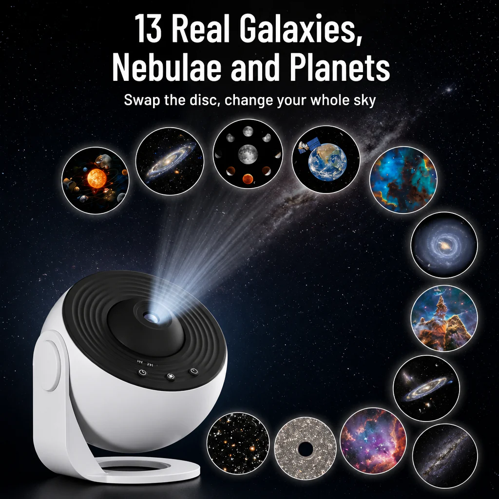 CelestiWave™ — Turn Any Room Into a Planetarium With 13 Real Galaxy Discs - Image 4