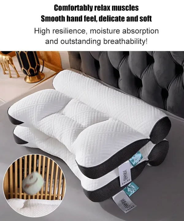 Cervical Support Pillow - Say Goodbye to Sleep Discomfort, Wake Up Energized! - Image 2