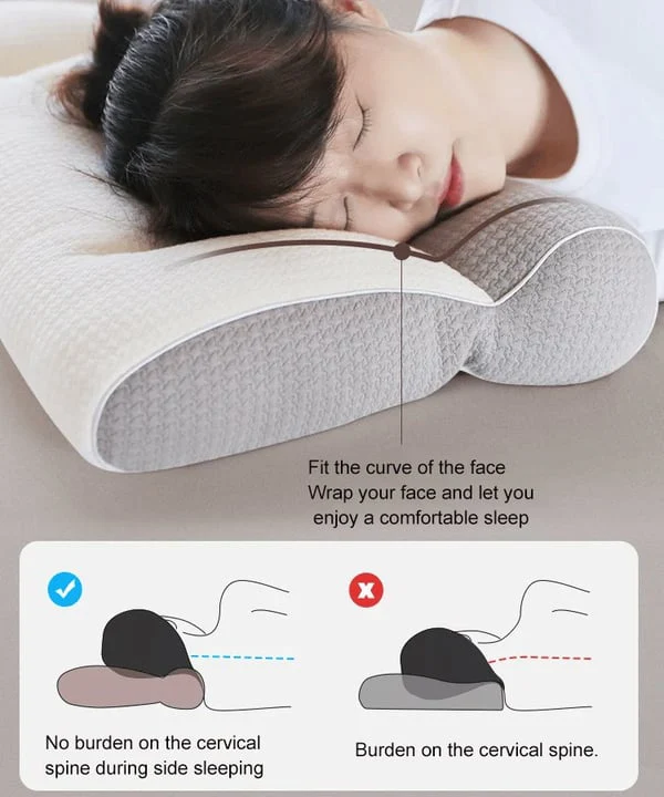 Cervical Support Pillow - Say Goodbye to Sleep Discomfort, Wake Up Energized! - Image 3