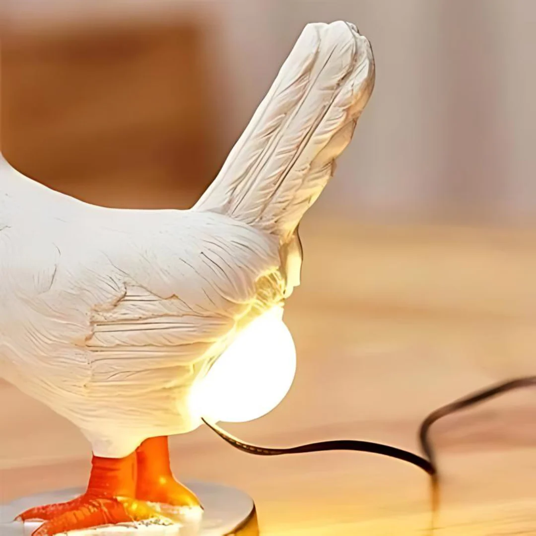 Chicken Lamp | Funny table lamp in the shape of a chicken - Image 2