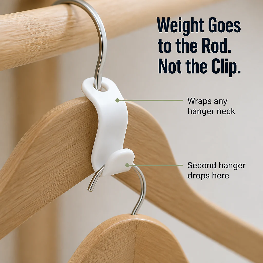 ClariHanger™ — Triple Your Closet Space in Seconds Without Tossing a Single Outfit - Image 4