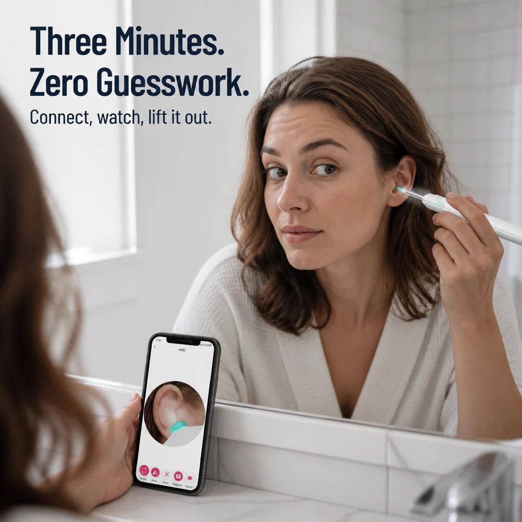 ClearWave™ — See Inside Your Ear and Pull Wax Out Without Pushing It Deeper - Image 4