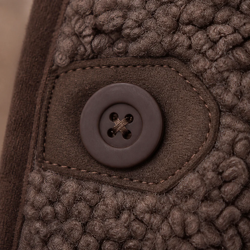 CloudWarm™ – Plush Sherpa Sleeveless Vest with Button Front - Image 4