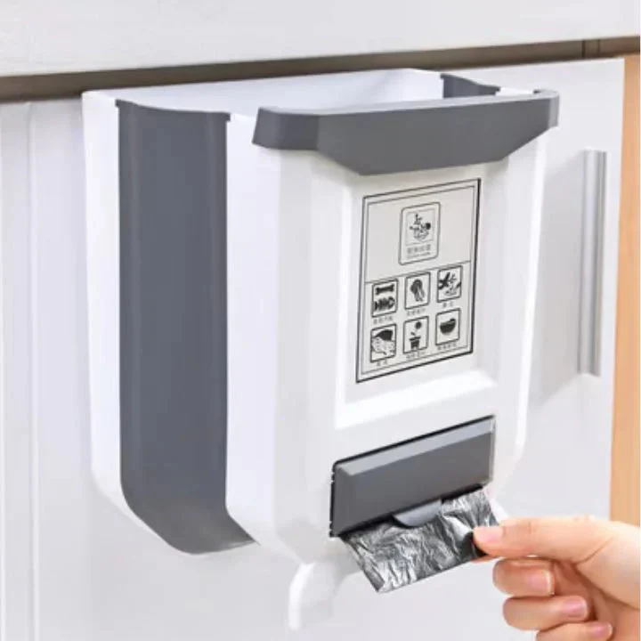Collapsible Countertop Kitchen Trash Bin - Image 3