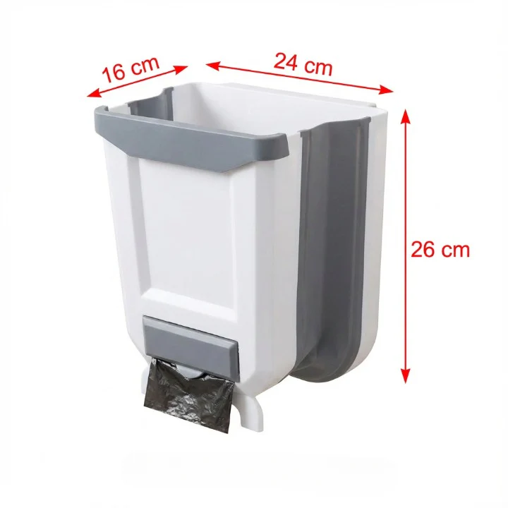 Collapsible Countertop Kitchen Trash Bin - Image 7