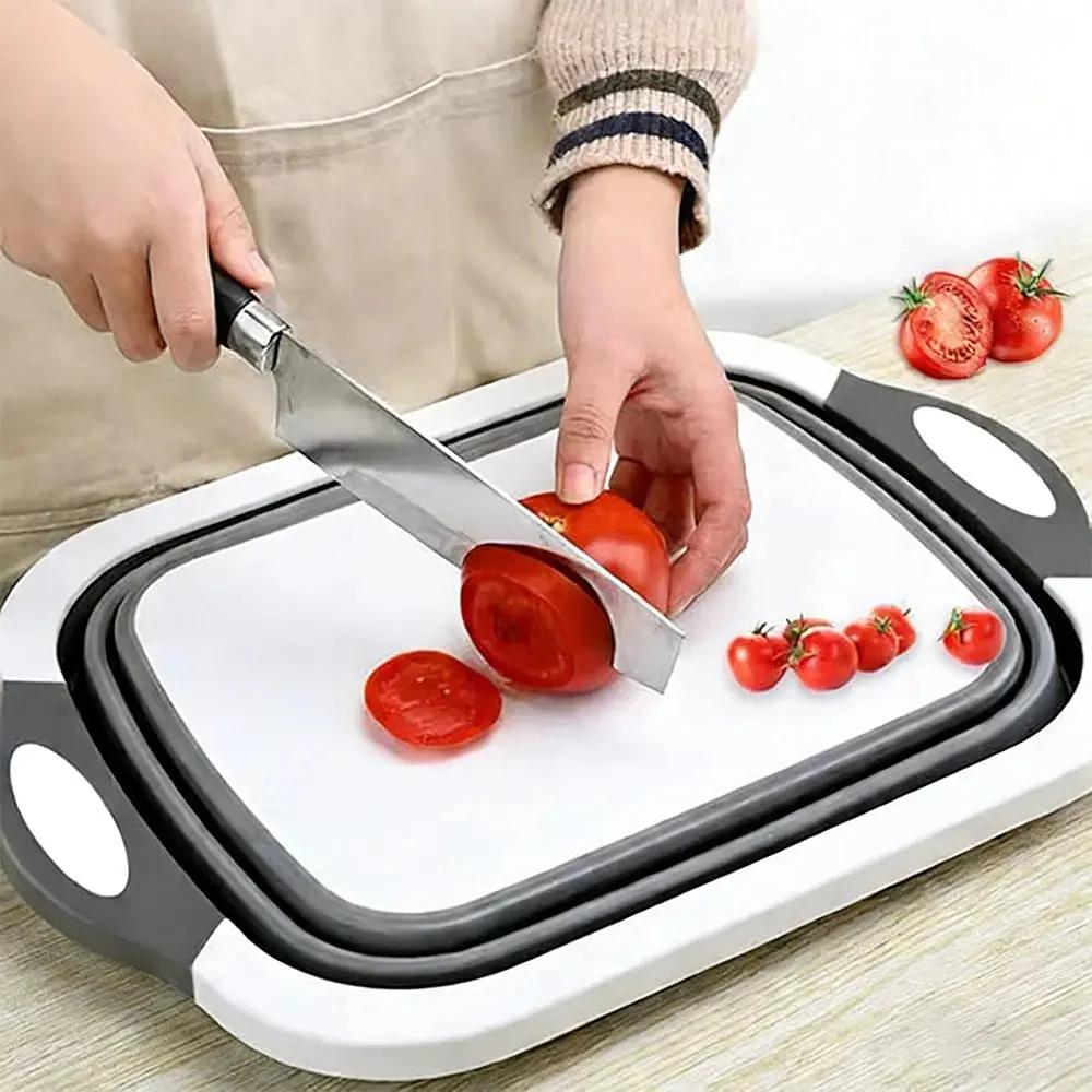 Collapsible Wash Basin with Drain Stopper - Image 2