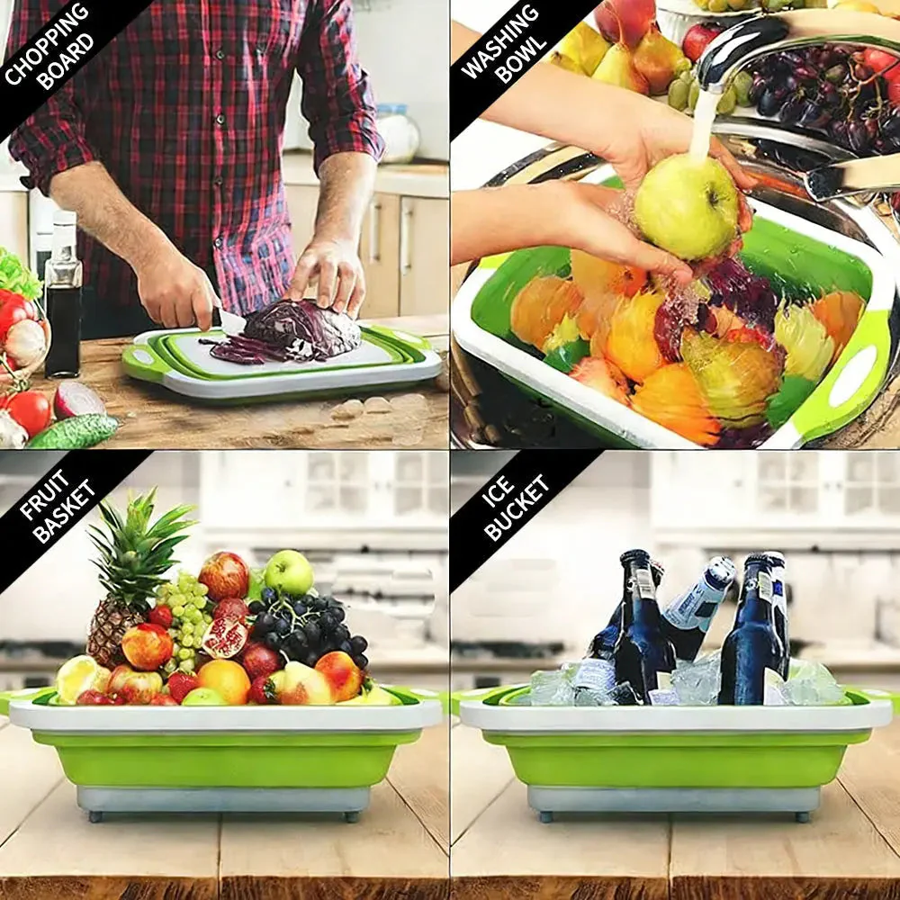 Collapsible Wash Basin with Drain Stopper - Image 7