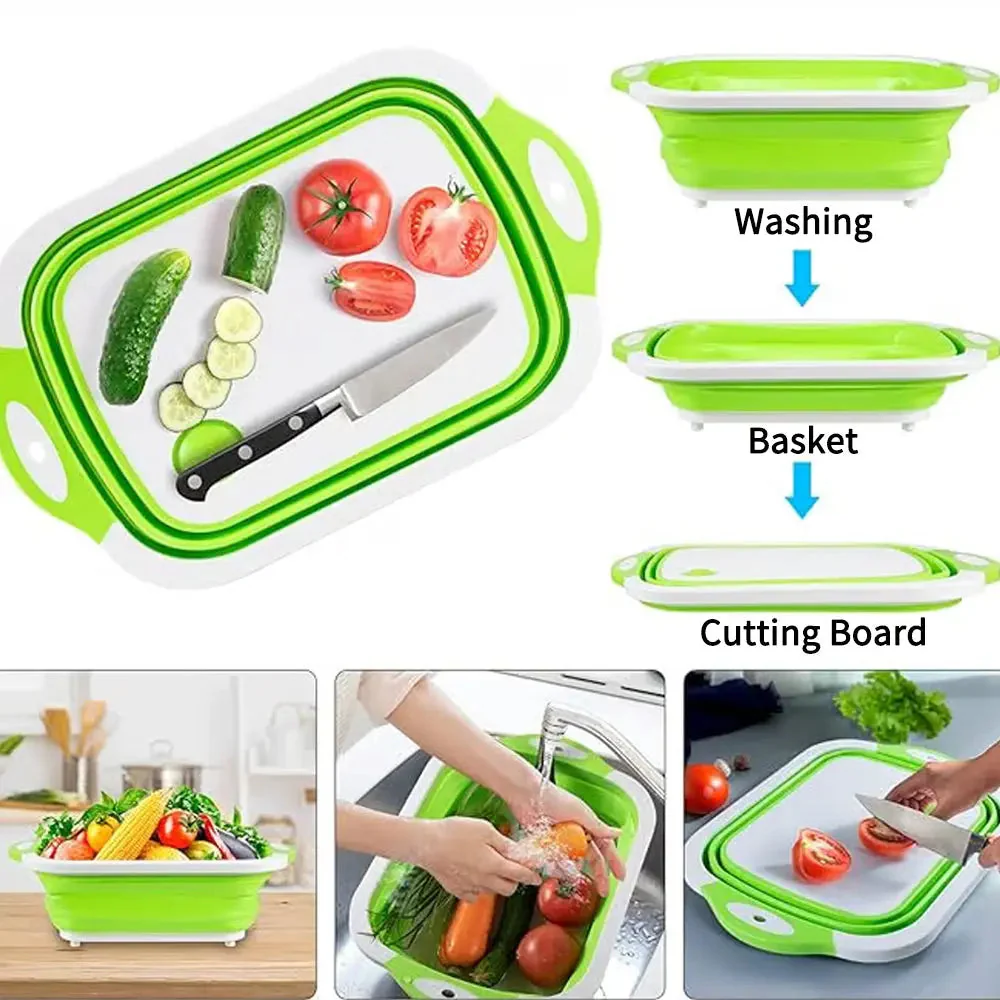 Collapsible Wash Basin with Drain Stopper - Image 8