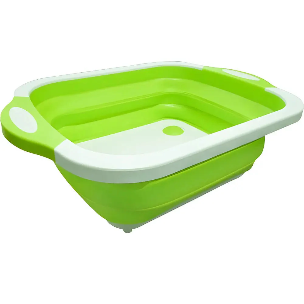 Collapsible Wash Basin with Drain Stopper - Image 9
