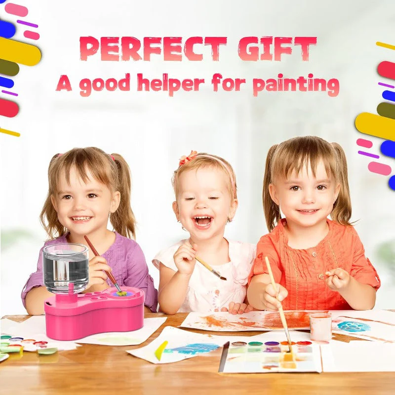 Color Flow Painting Set – Paint Freely with Instant Clean Brushes - Image 6