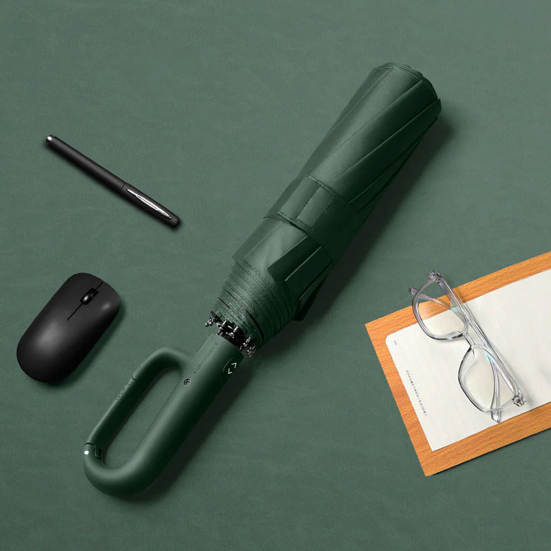 Compact Folding Umbrella with UV Protection for Sun and Rain - Image 12