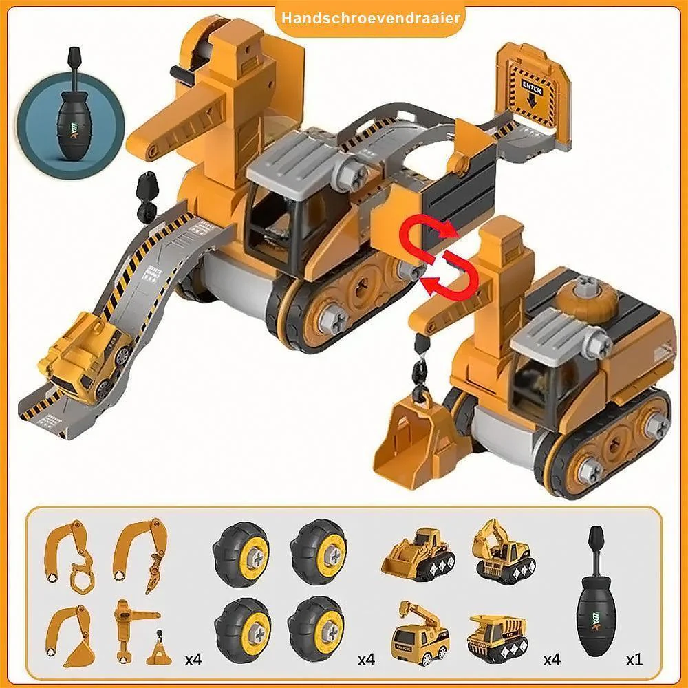 Construction Vehicle Building Set – Learning Toy for Kids - Image 3