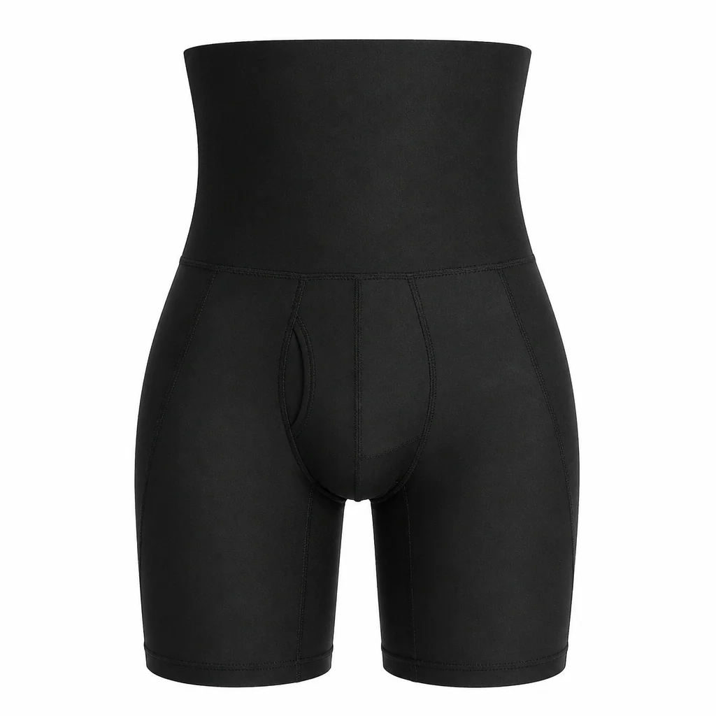 CoreForm™ – High-Waist Tummy-Control Compression Shaper Shorts for Men - Image 8