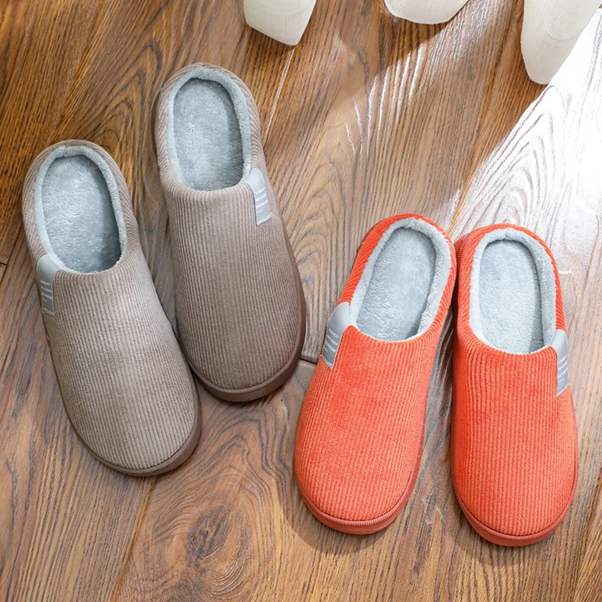 Cozy Slippers in Amber - Experience Embracing Warmth for Cold Days - Image 3
