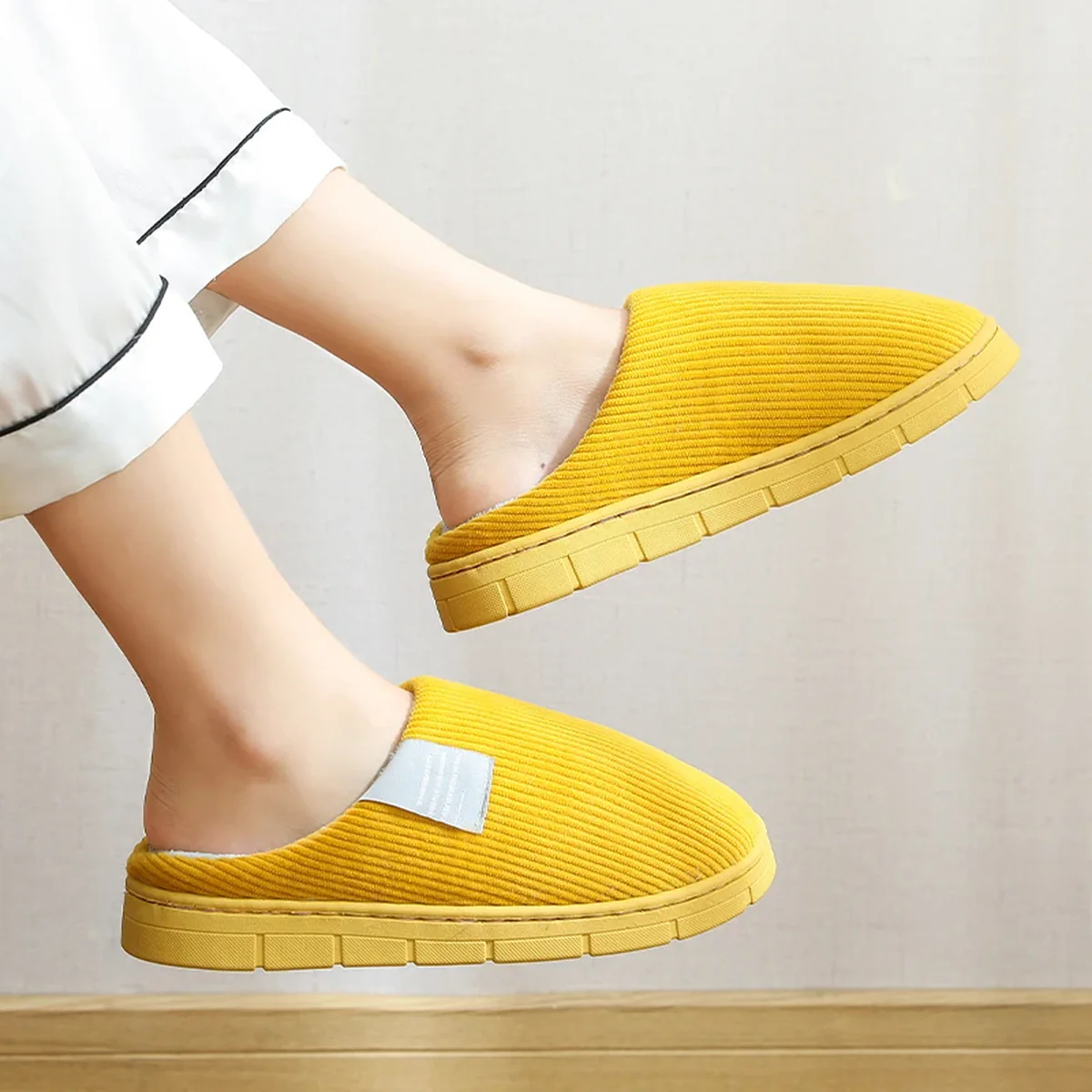 Cozy Slippers in Amber - Experience Embracing Warmth for Cold Days - Image 6