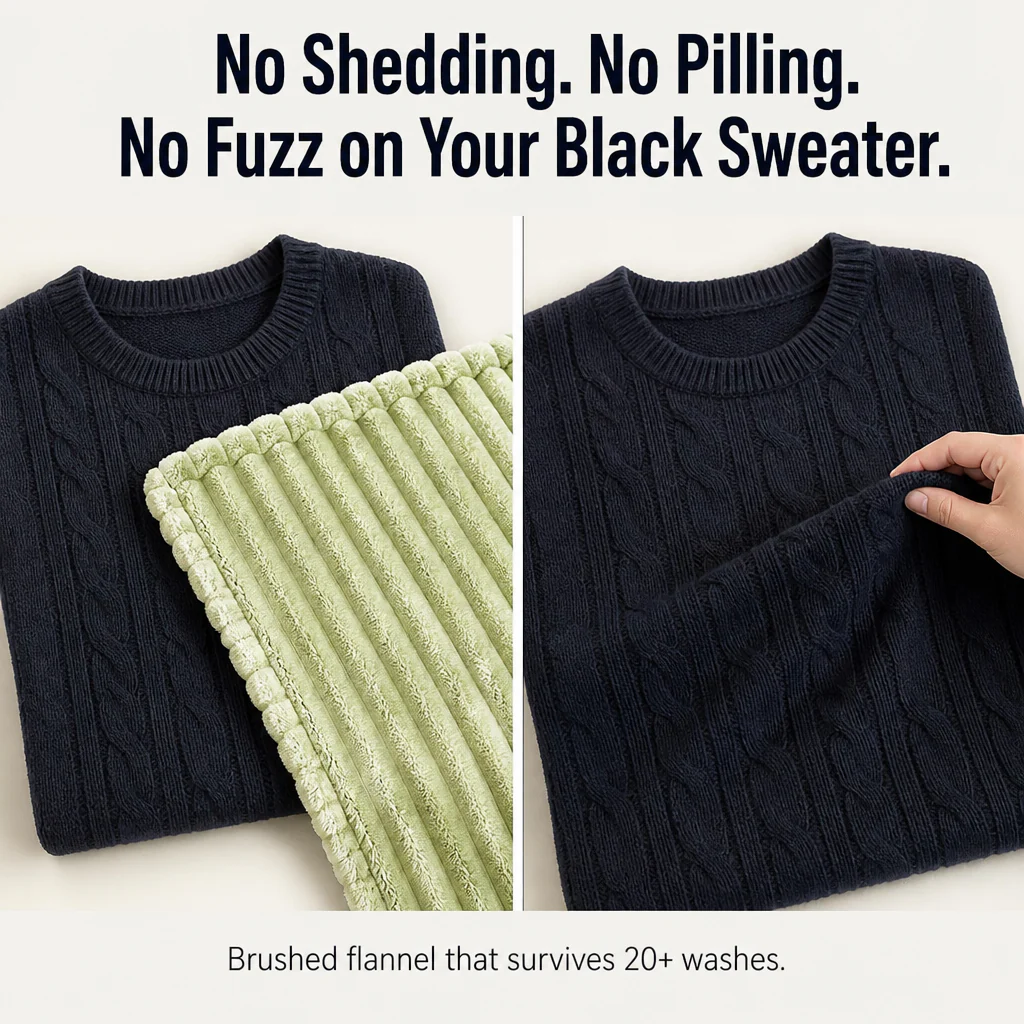 CozyNest™ — Wrap Yourself in Ribbed Flannel Warmth That Feels Like a Hug - Image 4