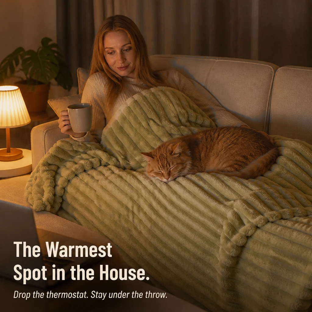 CozyNest™ — Wrap Yourself in Ribbed Flannel Warmth That Feels Like a Hug - Image 5