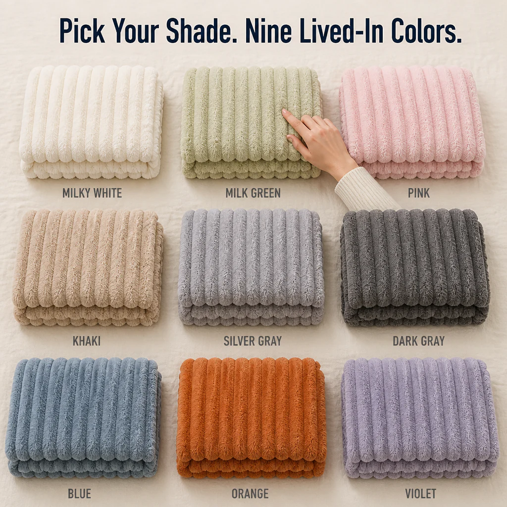 CozyNest™ — Wrap Yourself in Ribbed Flannel Warmth That Feels Like a Hug - Image 6