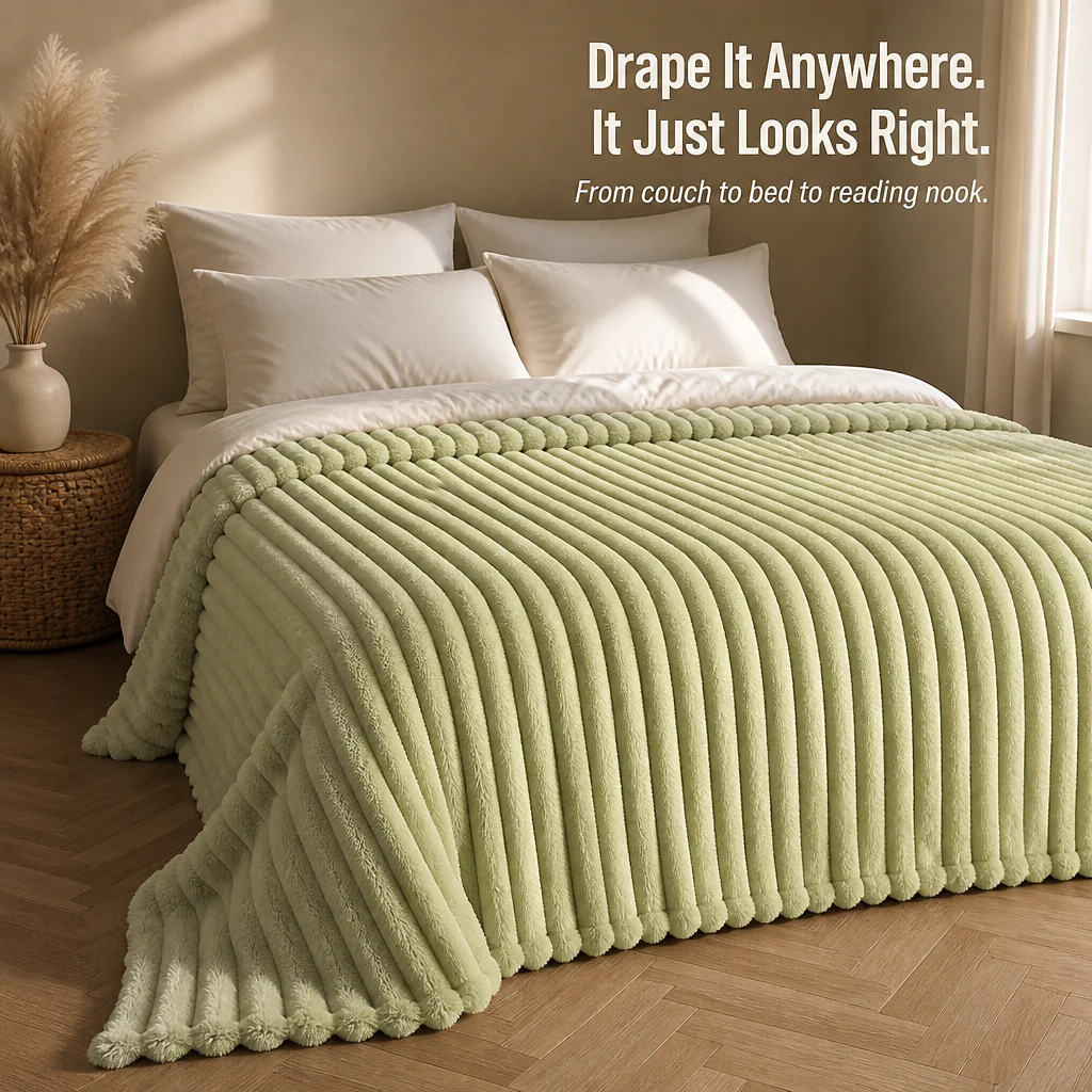 CozyNest™ — Wrap Yourself in Ribbed Flannel Warmth That Feels Like a Hug - Image 8
