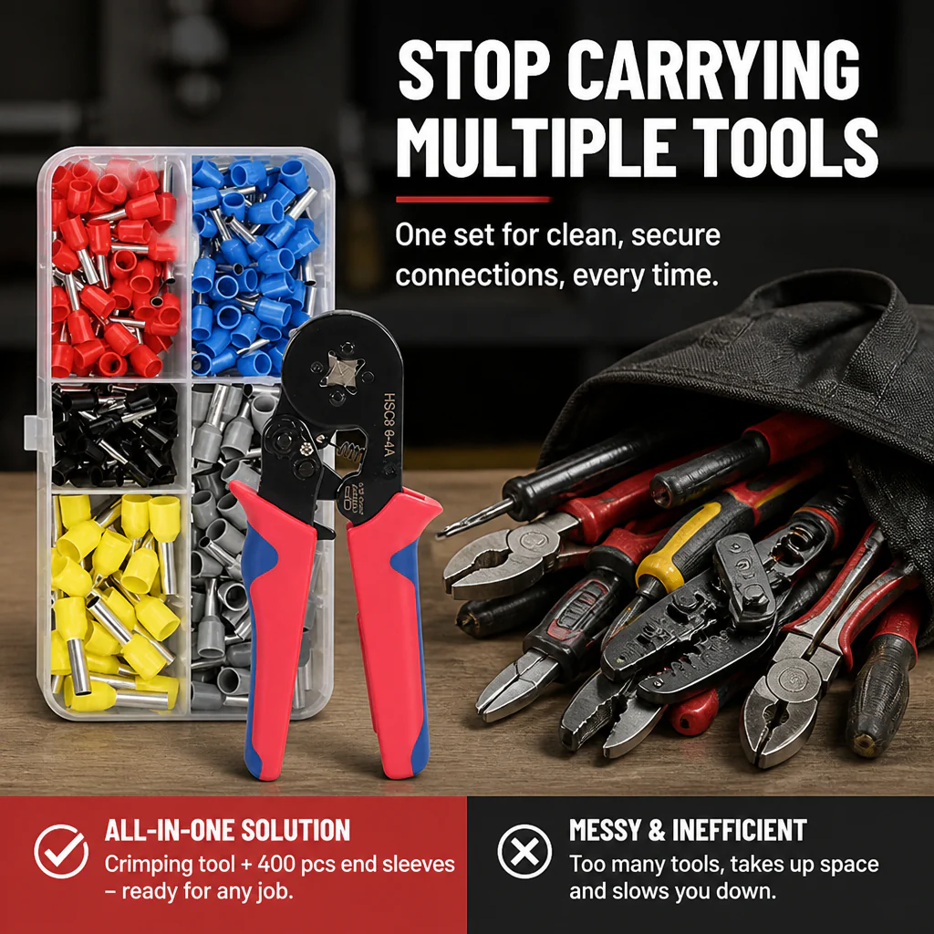 Crimping Tool Set with End Sleeves - Image 5