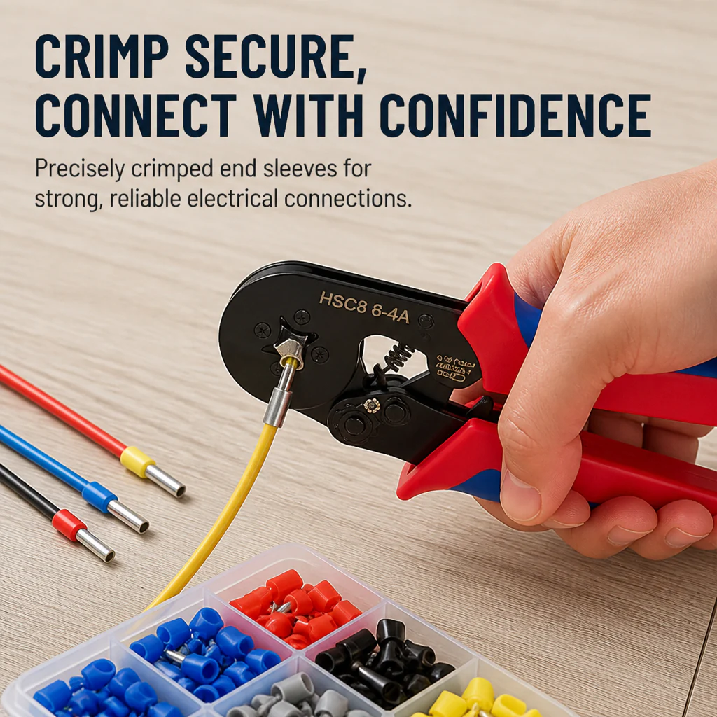 Crimping Tool Set with End Sleeves - Image 6