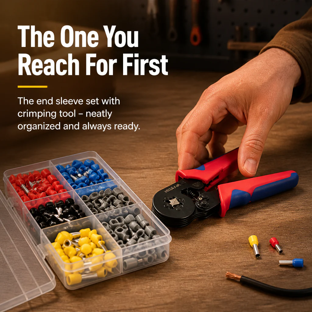 Crimping Tool Set with End Sleeves - Image 7