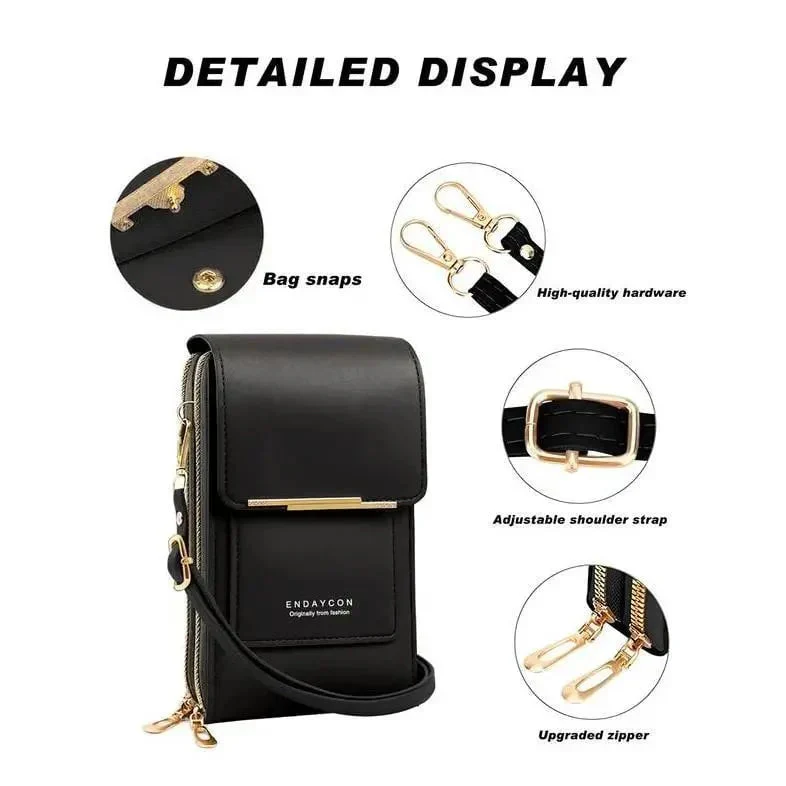 Crossbody Bag with Touchscreen Window - Image 6