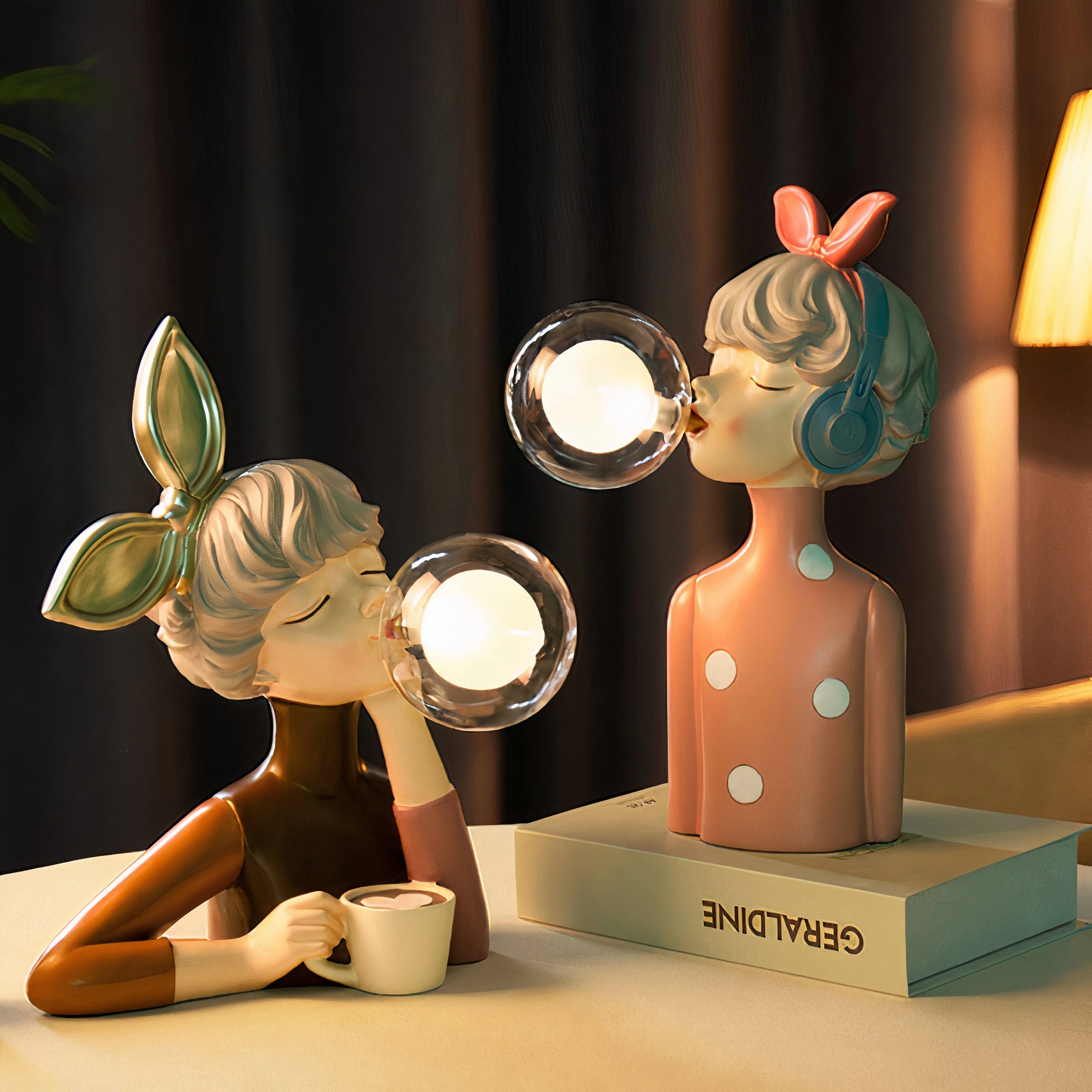 DecoGlam | Artisan Sisters Table Lamp - Image 2