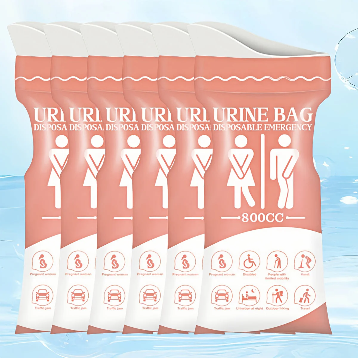 Disposable Urine Bags 800 ml for Car & Travel - Image 10