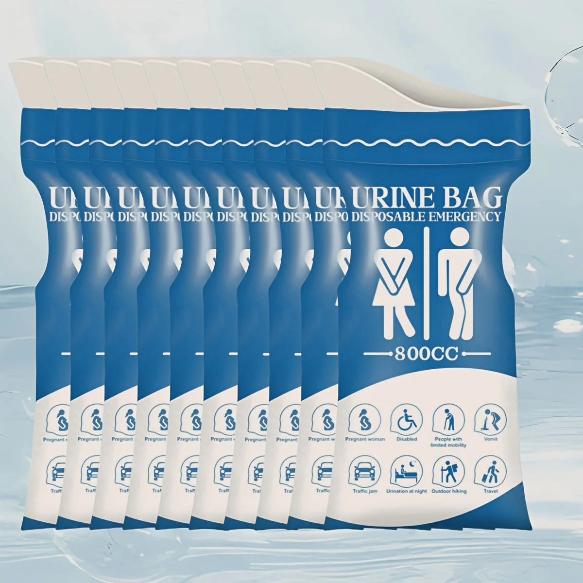 Disposable Urine Bags 800 ml for Car & Travel - Image 12