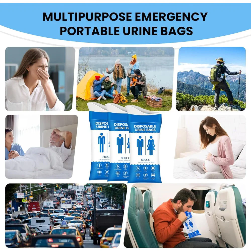 Disposable Urine Bags 800 ml for Car & Travel - Image 3
