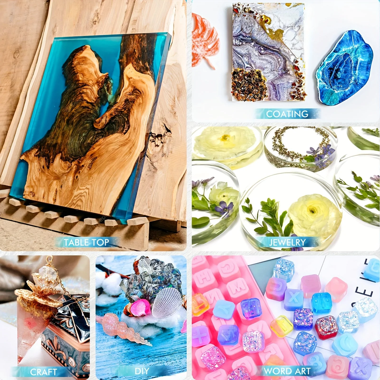 DIY Crystal Clear Epoxy Resin Kit 1:1 - Image 2
