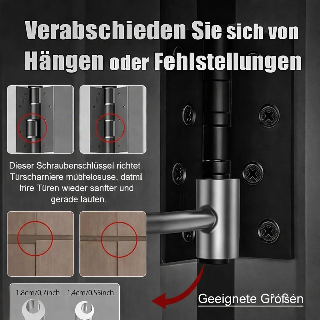 Door Gap Adjuster – Enjoy Effortless, Perfectly Fitting Doors with Every Handle - Image 3