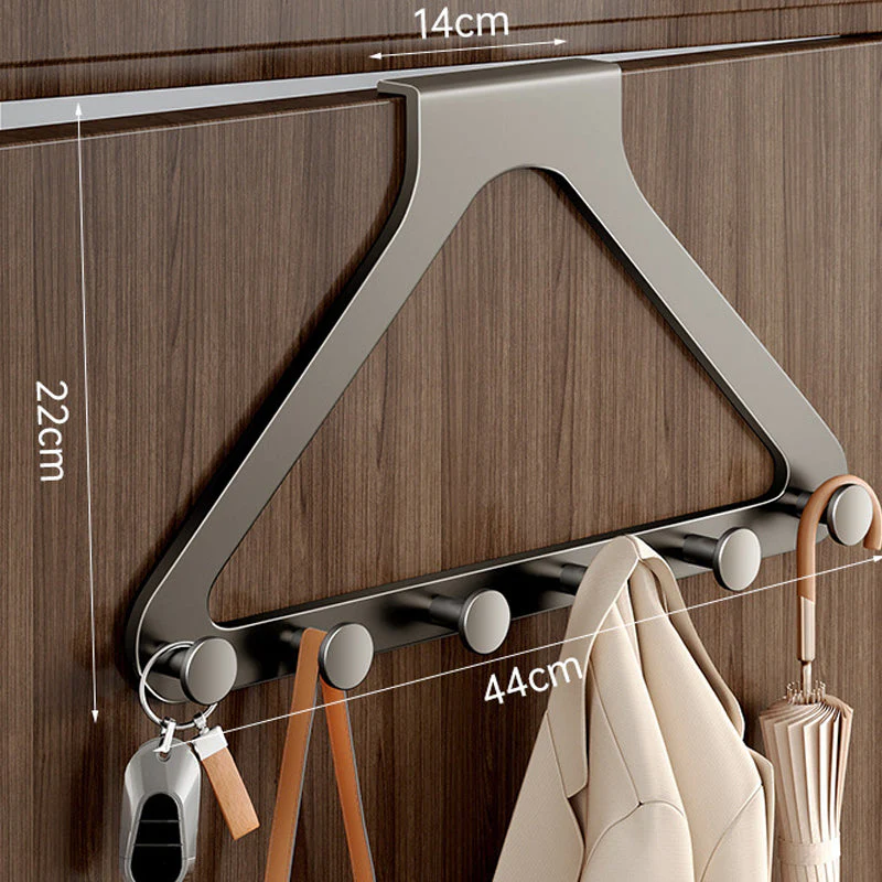 Door Hook Rack for Extra Space and Organization โ No Drilling Required