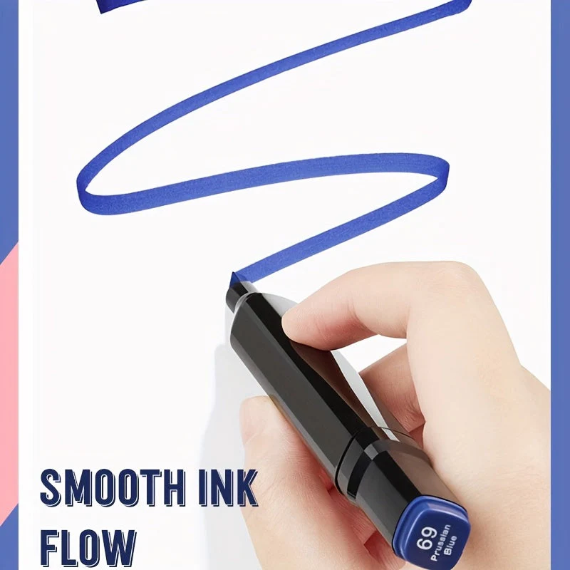 Double-Sided Alcohol Marker Set with 168 Colors - Image 8