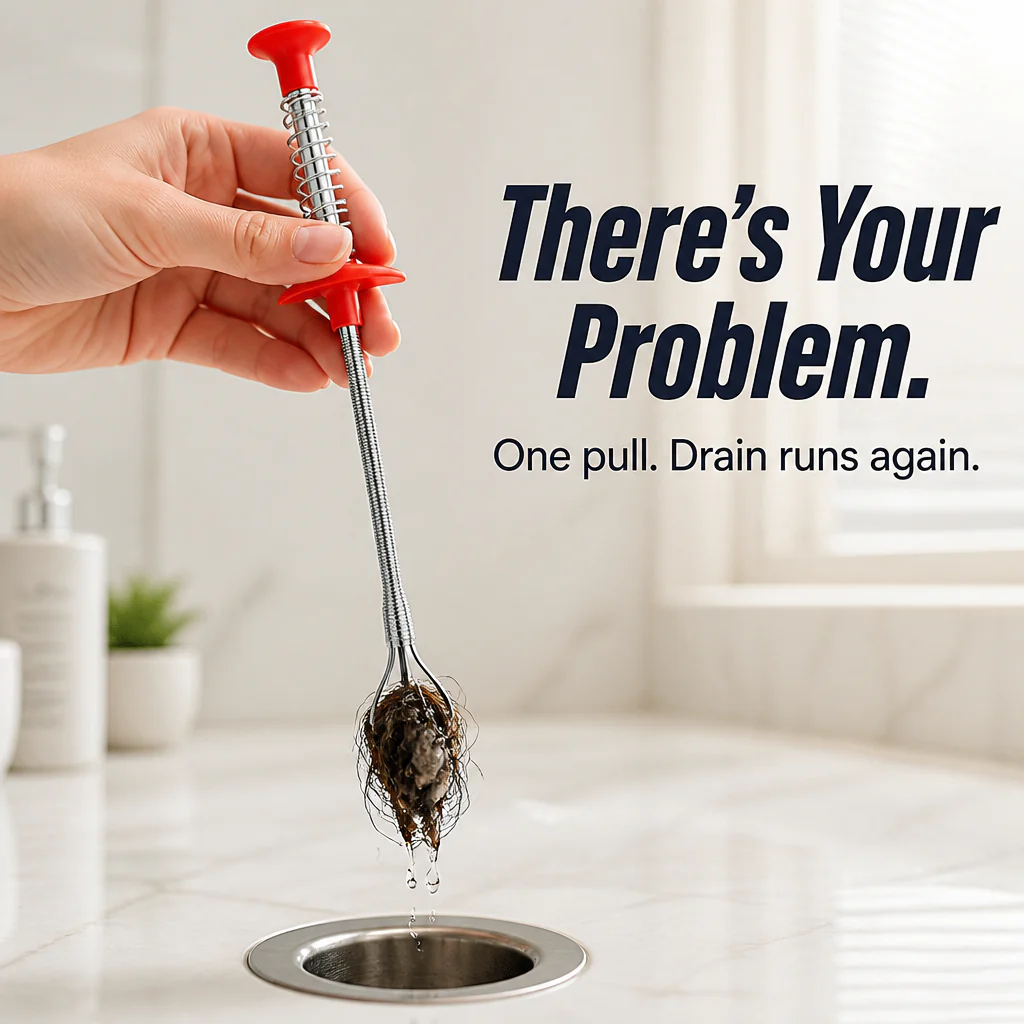 DrainMaster™ — Pull Out the Nastiest Hair Clogs Without a Plumber - Image 6