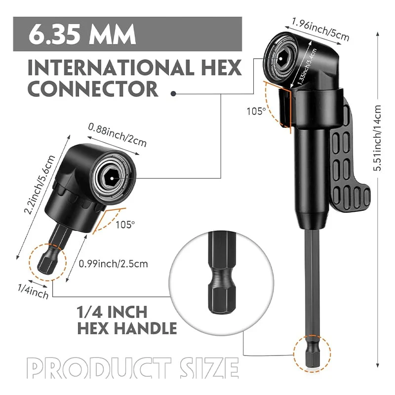 Drill Angle Attachment with Accessory Kit - Image 12