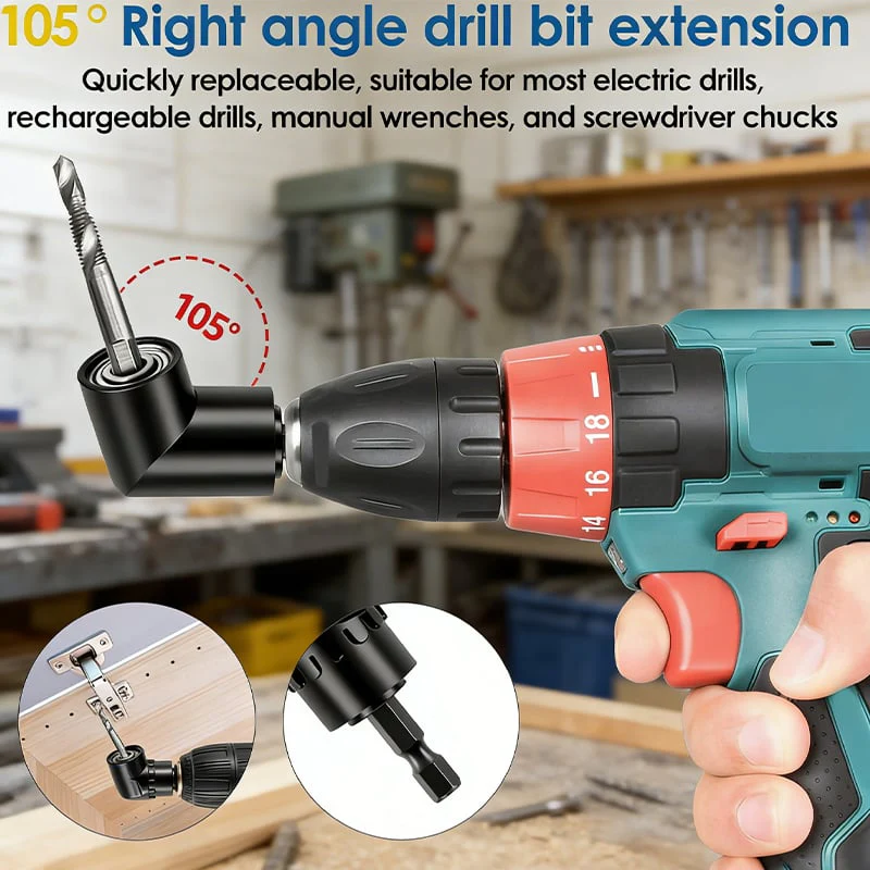 Drill Angle Attachment with Accessory Kit - Image 7