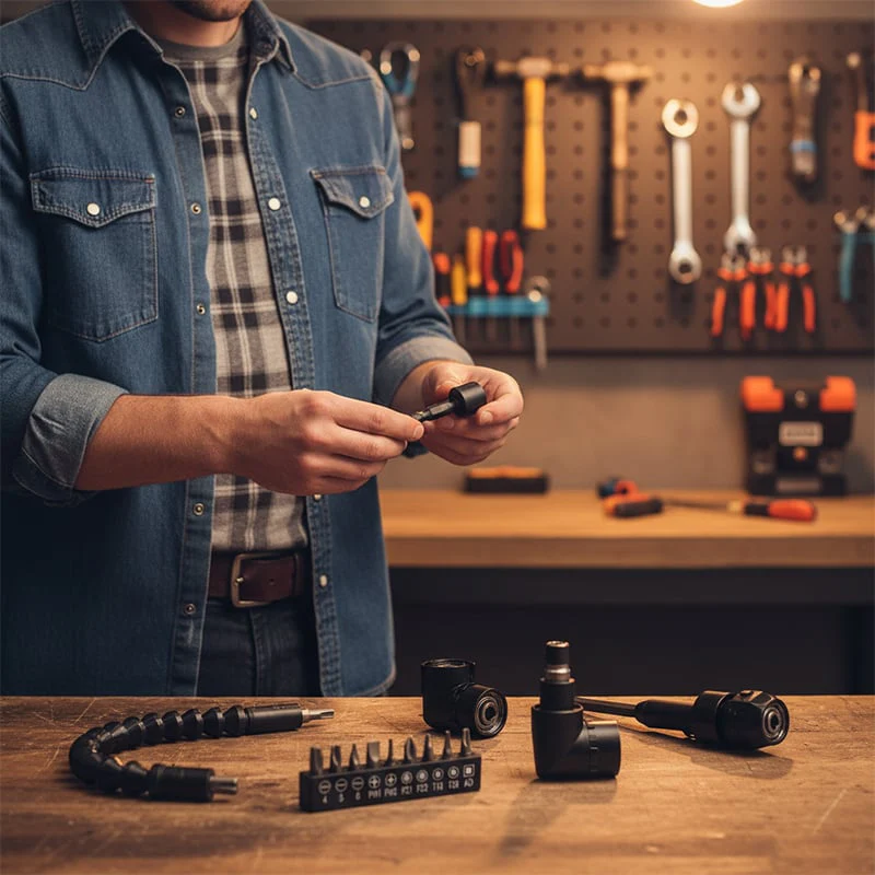 Drill Angle Attachment with Accessory Kit - Image 9