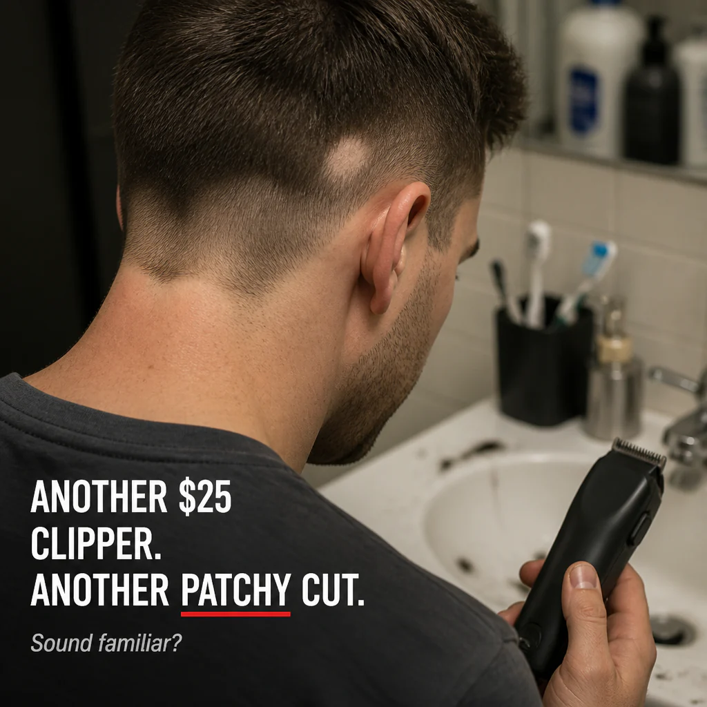 EdgeCraft™ Vintage T-Blade Trimmer — Line Up Fades & Edges Like a Pro Barber - Image 2