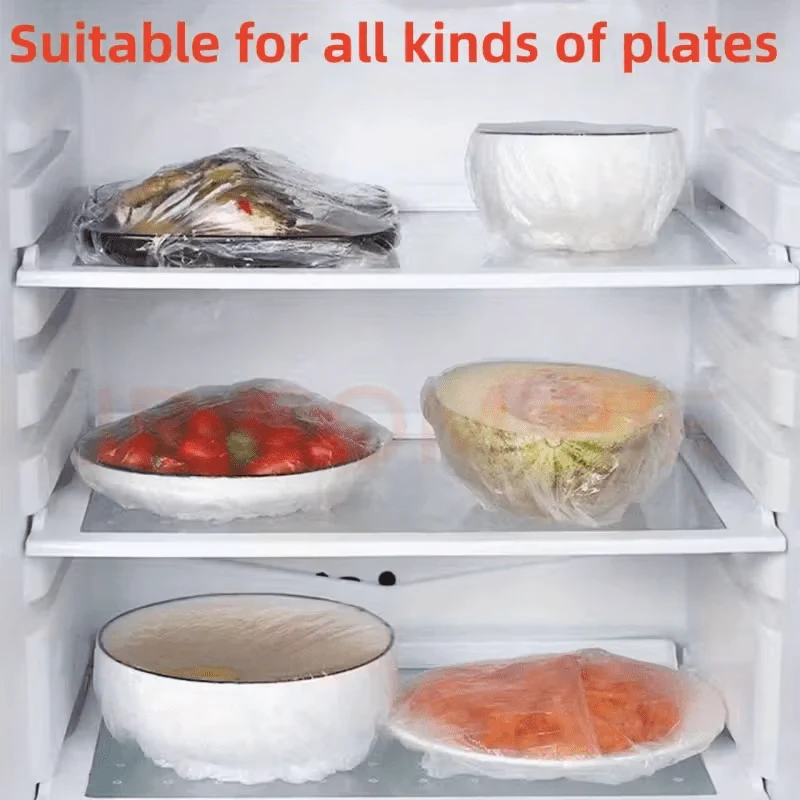 Elastic Food Storage Covers, 1000 Pieces, Made of PE - Image 6