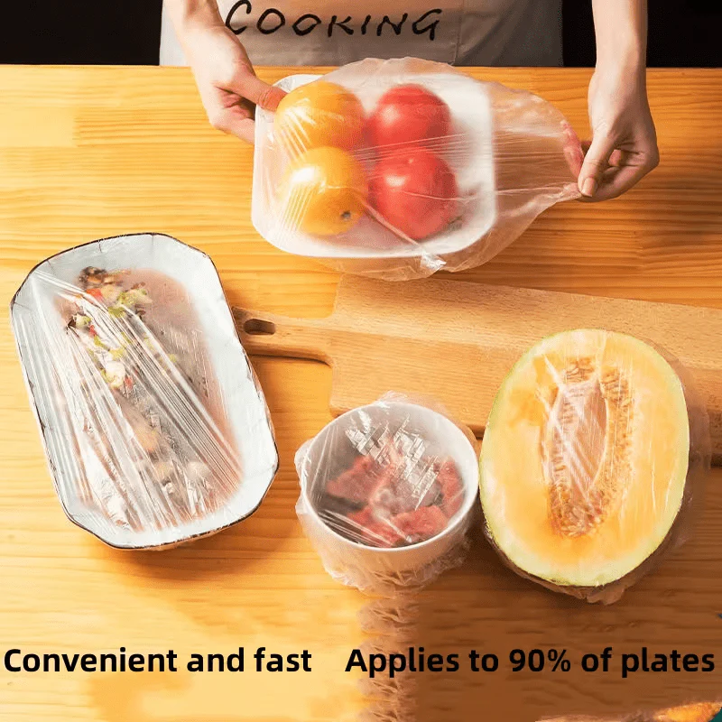 Elastic Food Storage Covers, 1000 Pieces, Made of PE - Image 7
