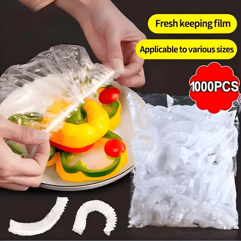 Elastic Food Storage Covers, 1000 Pieces, Made of PE - Image 9