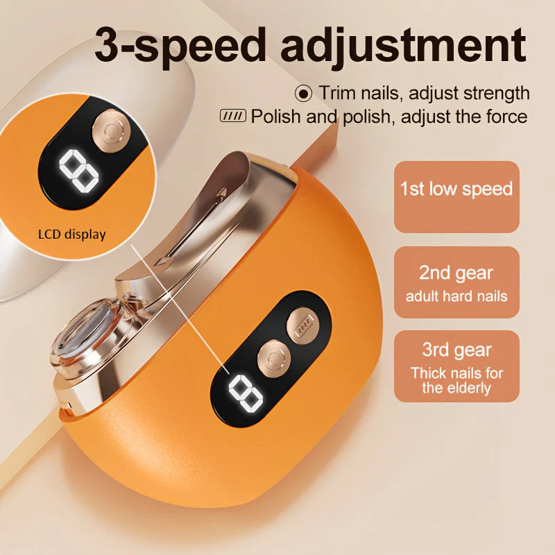 Electric Nail Clipper with Nail File - Image 5