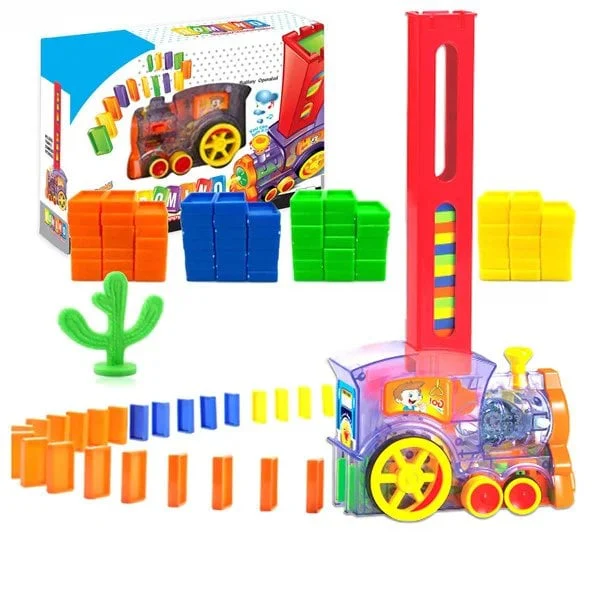 Electric Train for Endless Domino Fun - Image 11
