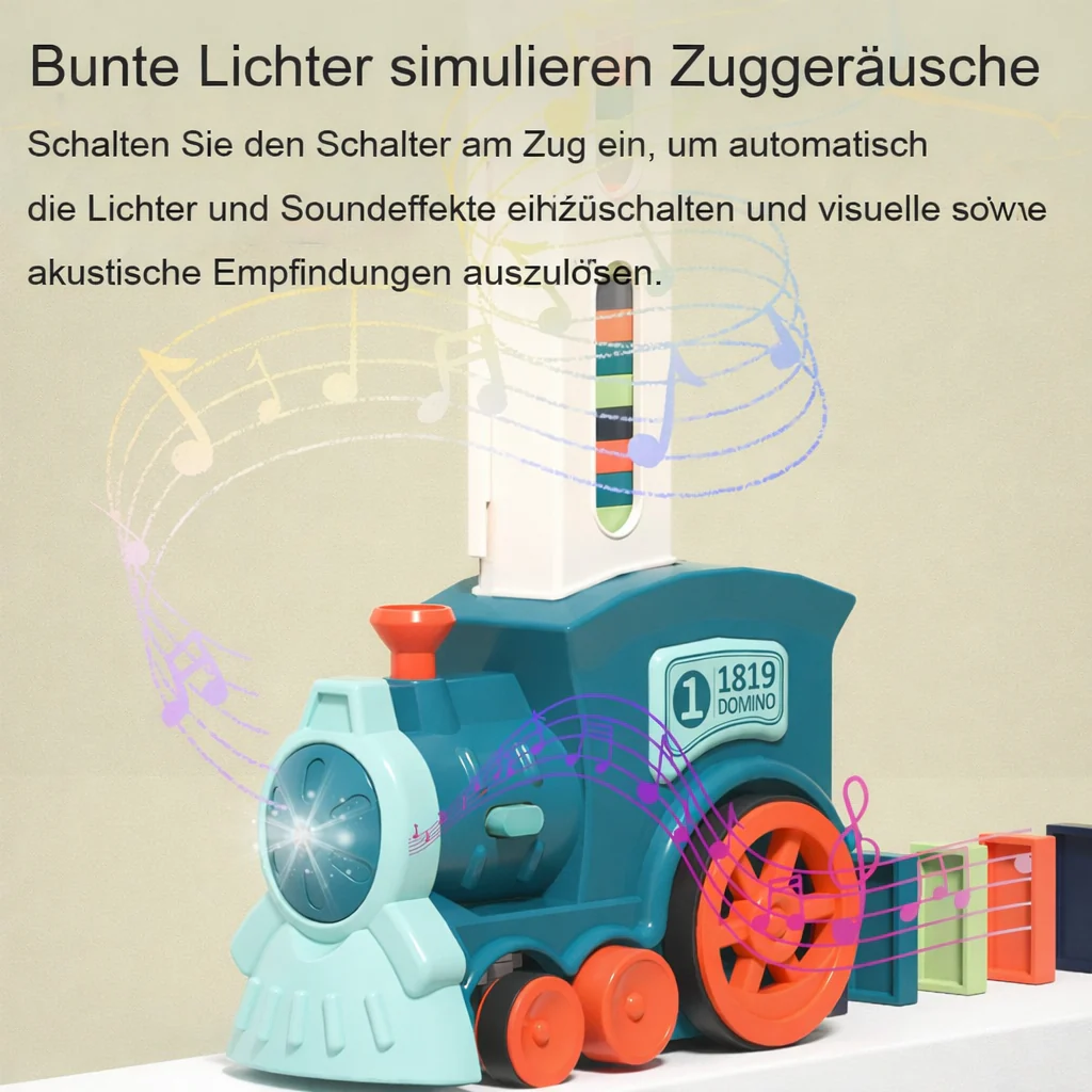 Electric Train for Endless Domino Fun - Image 3