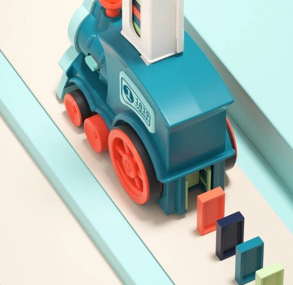 Electric Train for Endless Domino Fun - Image 9